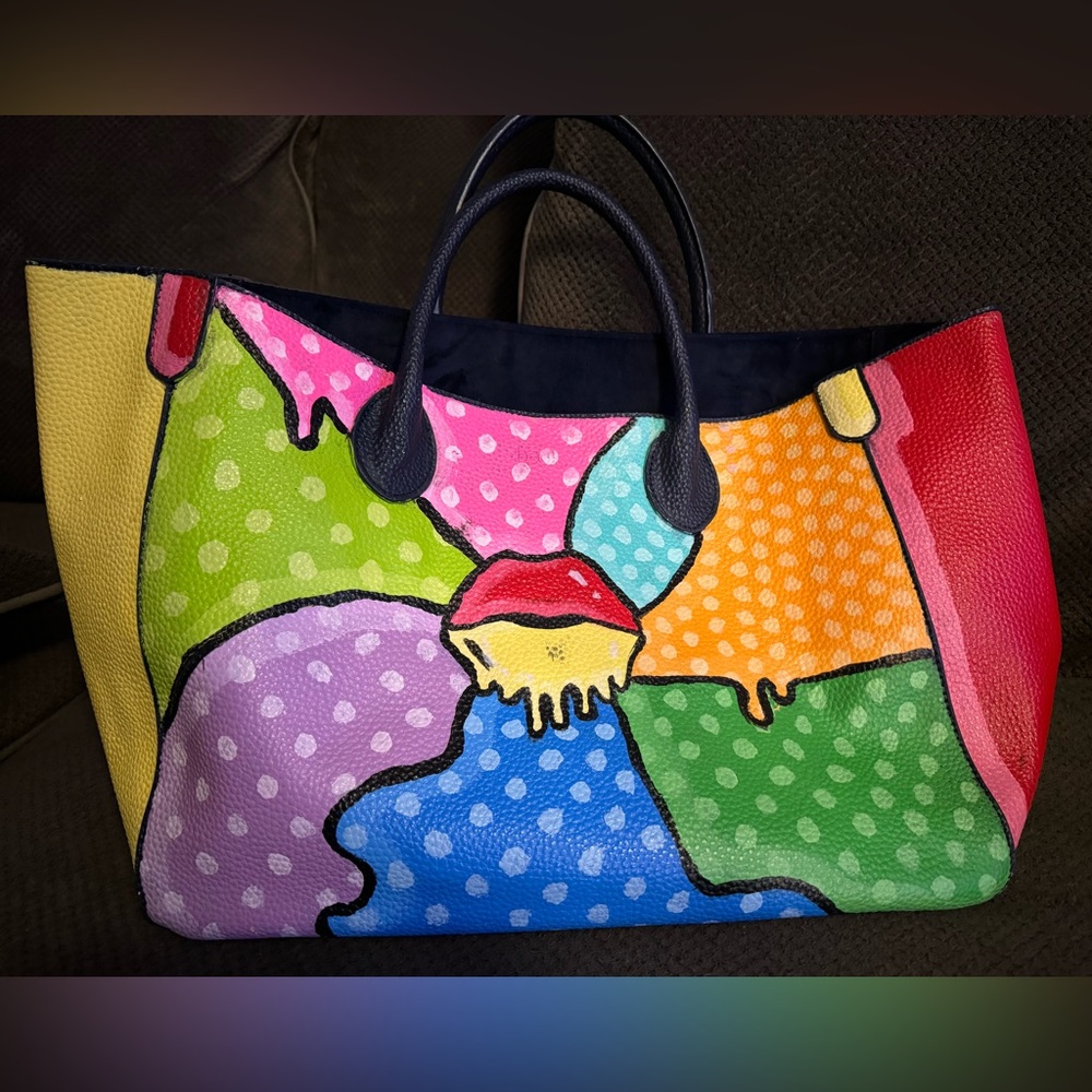 Beck Hand painted Classic Tote Large
